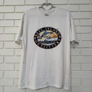 Reel Island Outfitters Fishing Club Graphic Tee – Men’s XL